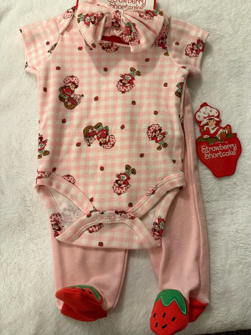 Strawberry Shortcake Pink 3-piece Set